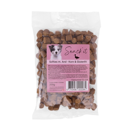 Softies med And - Korn & Glutenfri 200g