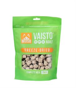 MUSH Vaisto Adult grøn frysetørret 250 gram - Hundemad fuldfoder