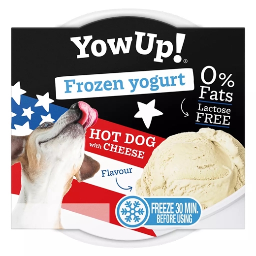 YowUp Dog Frozen Yoghurt Hotdog & Cheese 110g