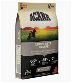 Acana hundefoder light & Fit 11,4kg kornfri
