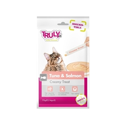 Truly Cat Creamy Lickable Tuna & Salmon 70g - Flydende snack