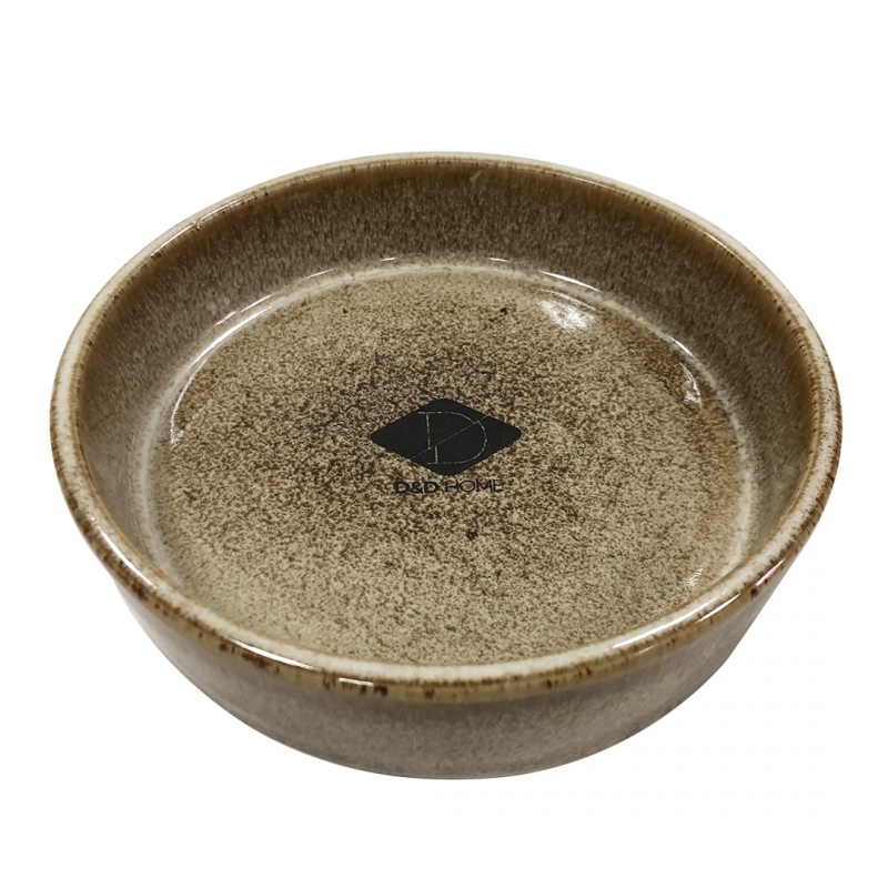 Jasper Cat bowl Sand Stone 13,5cm 200ml - vandskål til