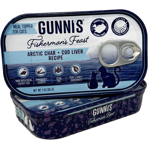 Gunnis Toppers Rødding & Torskelever til kat 85g