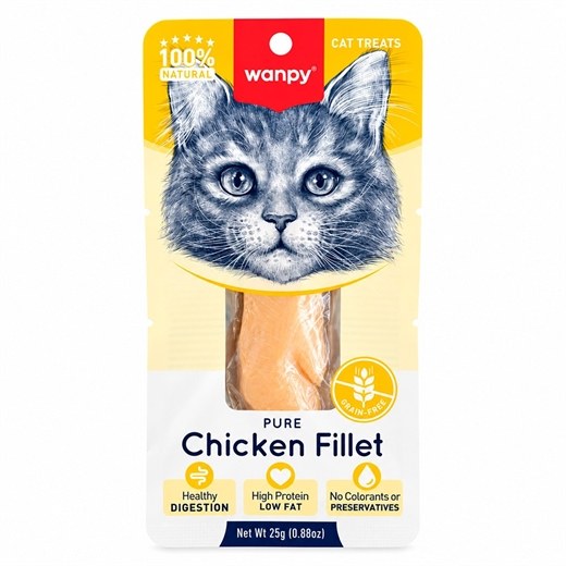 Wanpy Cat Chicken Fillet 25g