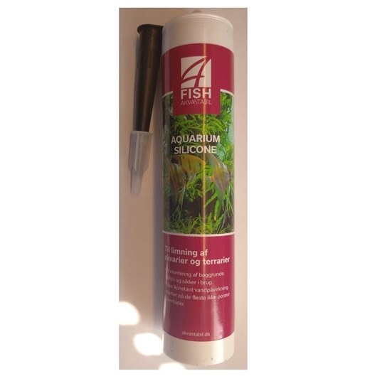 Akvastabil akvarie-silikone sort 300 ml