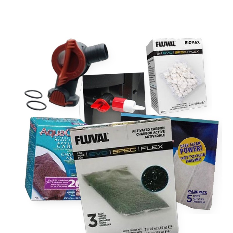 Fluval filter & tilbehør