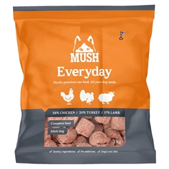 MUSH Everyday Grey 3 kg (Kalkun Kylling Lam)
