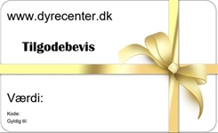 Tilgodebevis - Til brug på dyrecenter.dk